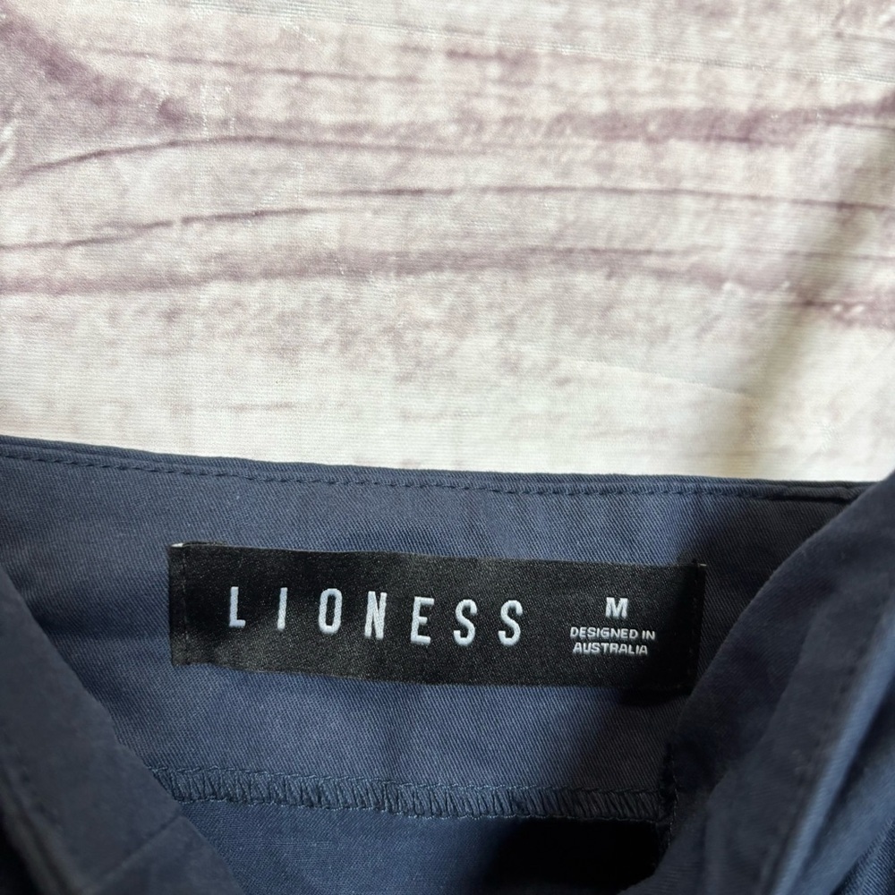 Lioness Honey Corset Revolve Fit and Flare Navy Mini Dress Medium - Picture 6 of 9